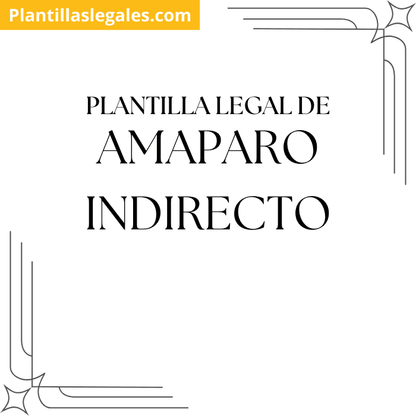 Plantilla amparo indirecto