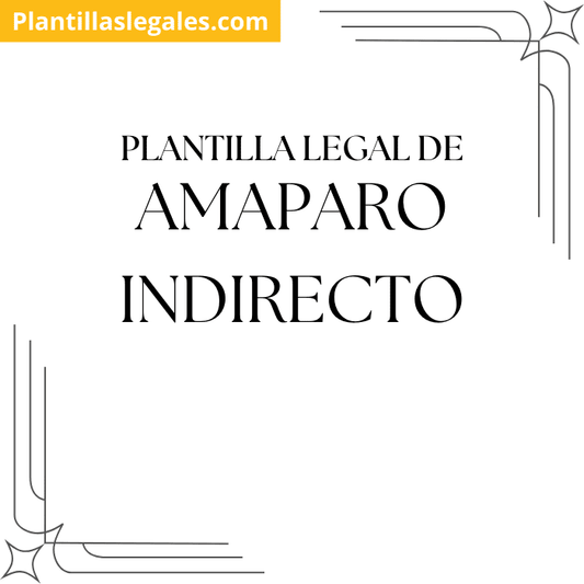 Plantilla amparo indirecto